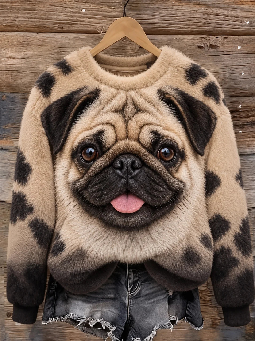 Women's Casual Animal Print Sweatshirt