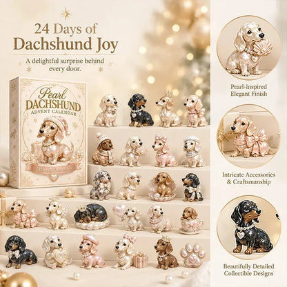 2026 Pearl Dachshund Christmas Advent Calendar