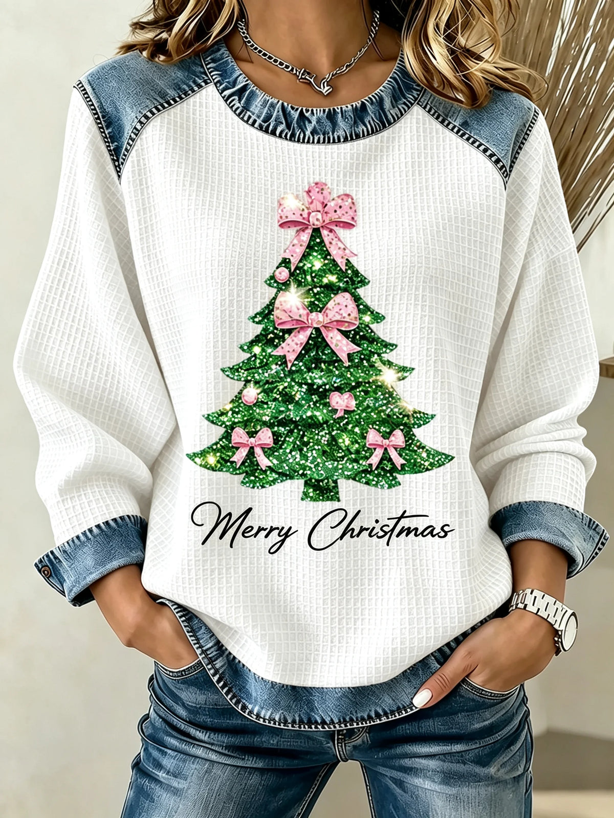 Women's Christmas Print Sweatshirt